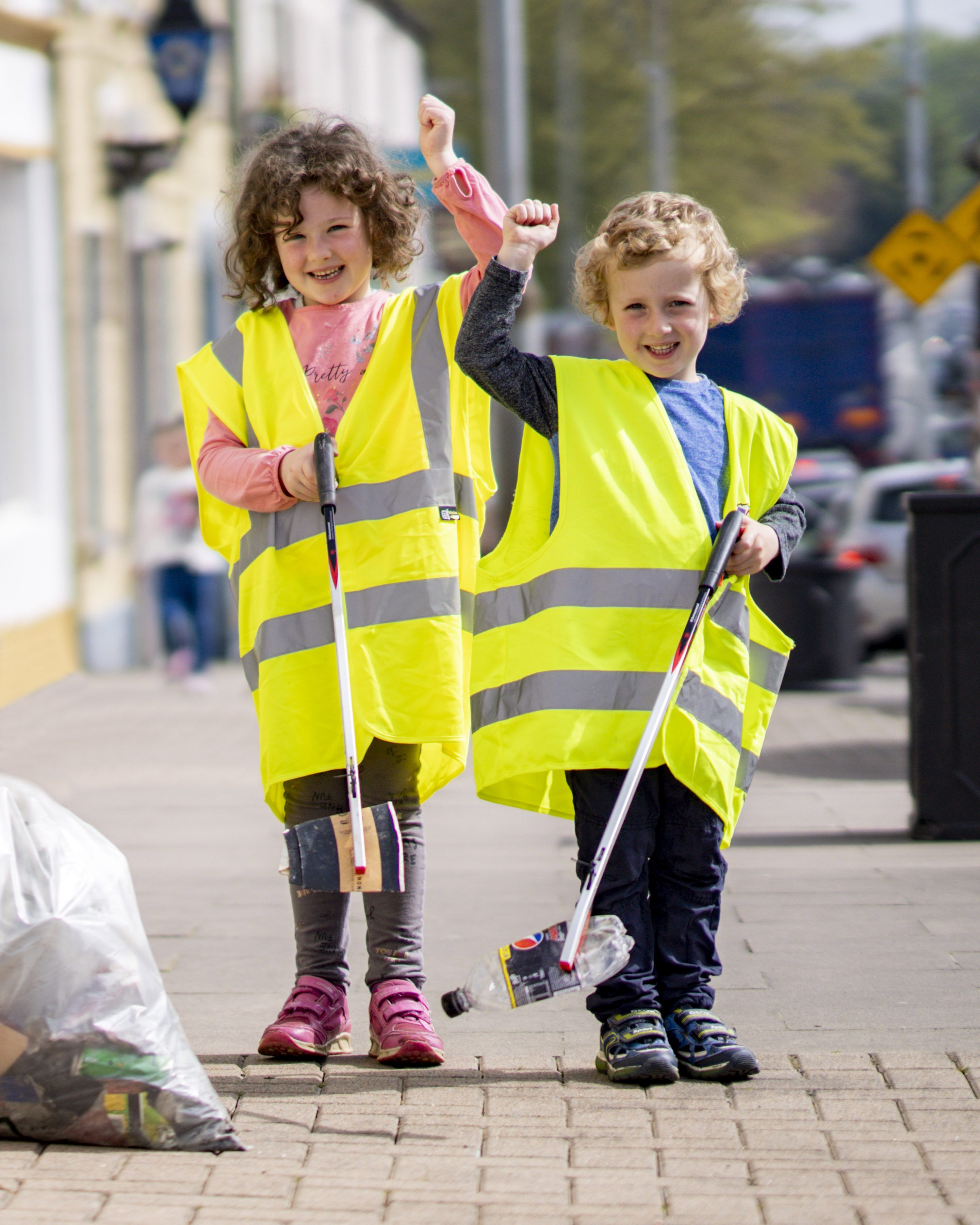 19/04/2019Lillie and Joe Kennedy from Adare pictured at The Team Limerick Clean-Up (TLC) in Limerick. Pic: Don Moloney